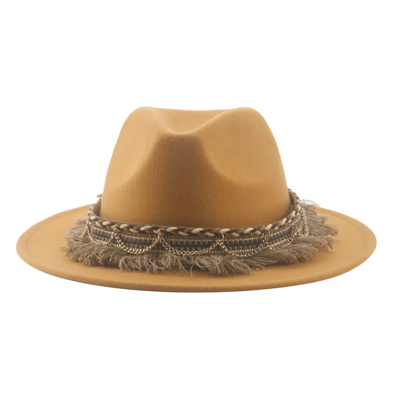 Cowboy Hats Hat Fedora Hat Fel - Fedora Hat Wool 评论和价格