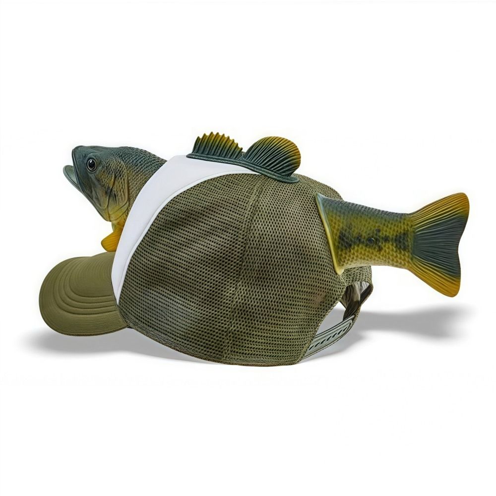 Funny 3D Fish Animal Trucker H - Trucker Cap Mesh 评论和价格
