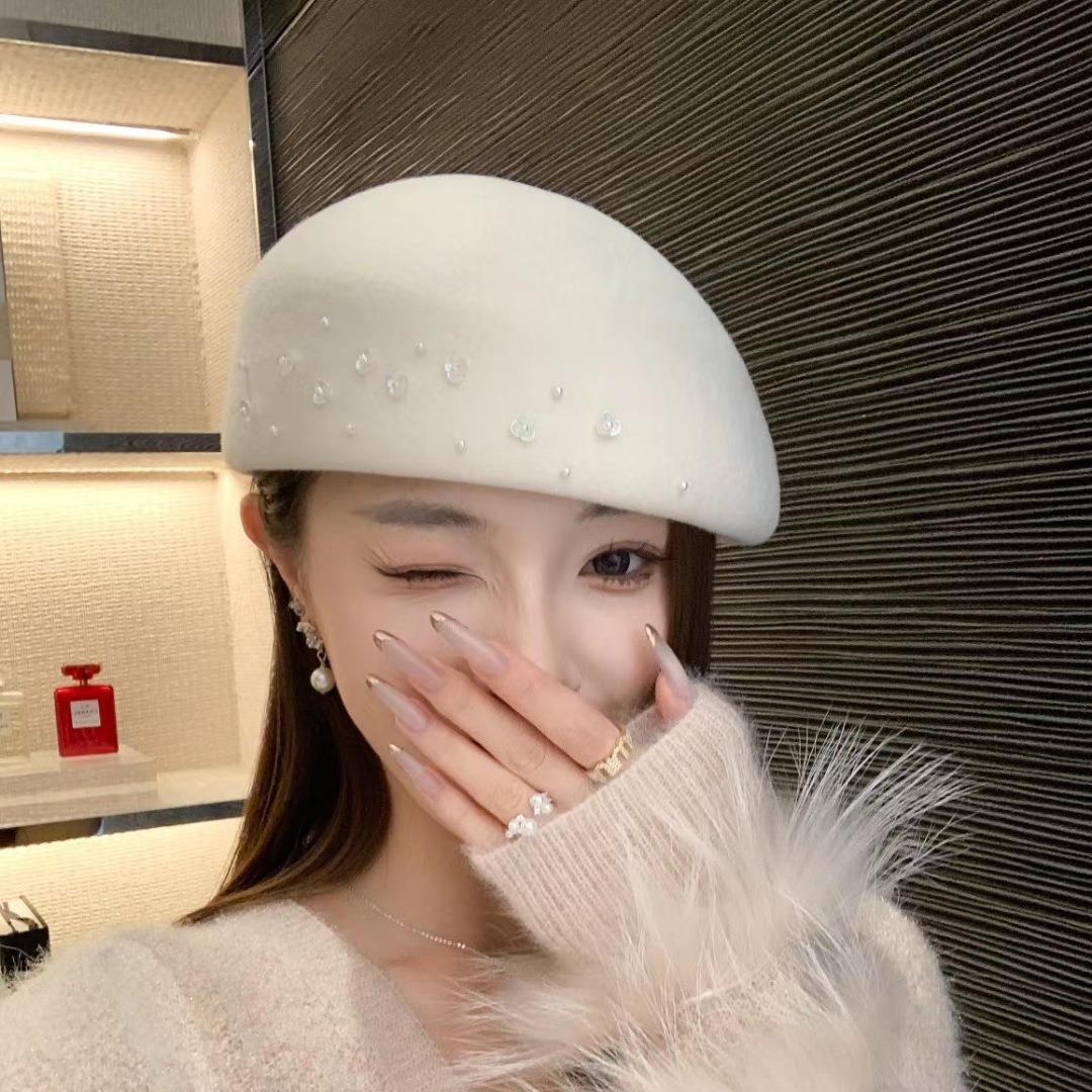 French Entry Lux Wool Beret Wo - Beret French Wool 评论和价格