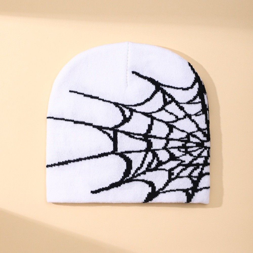 Vintage Soft Spider Web Patter - Beanie Cuffed Knit 评论和价格