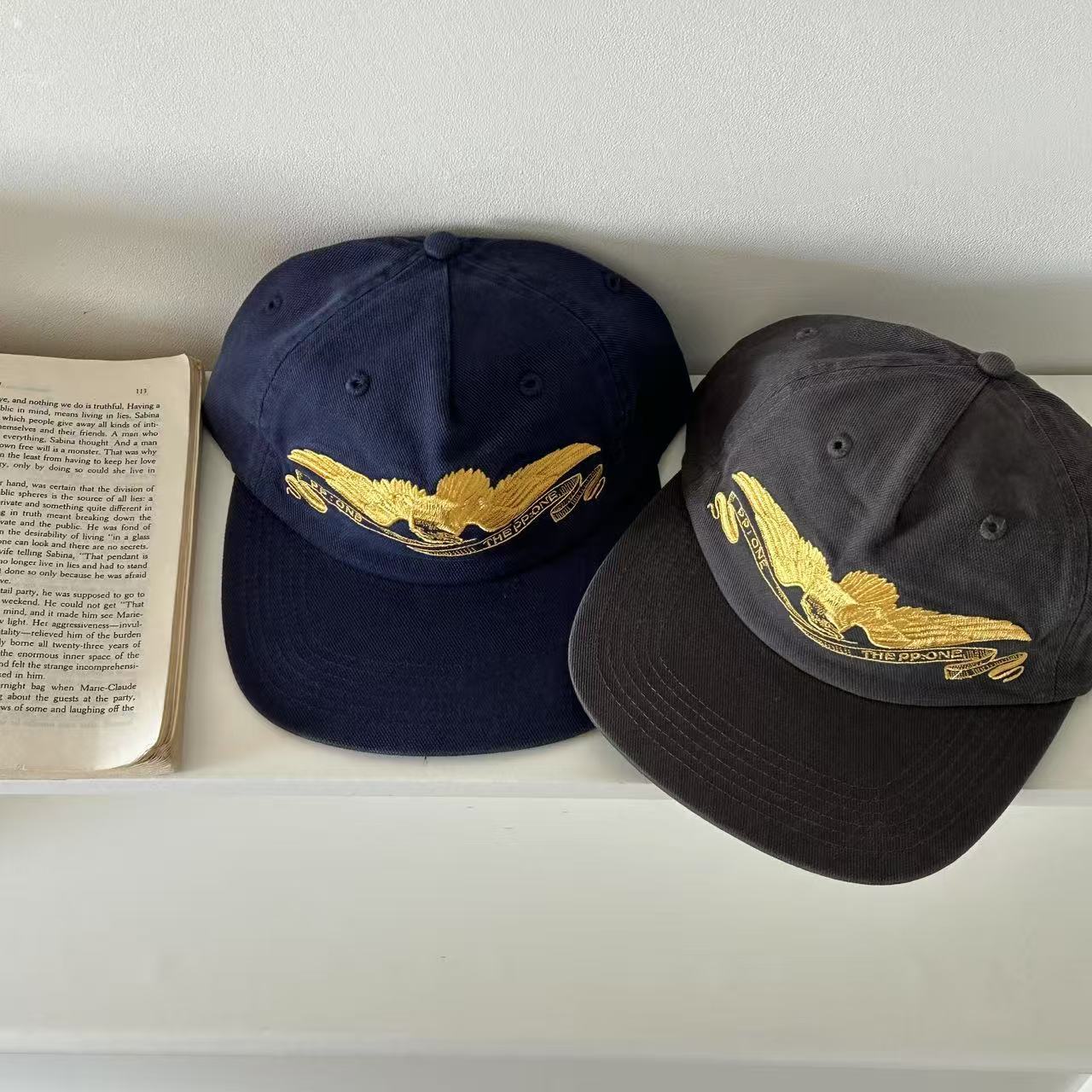 Retro American Embroidered Hea - Snapback Hat Flat 评论和价格