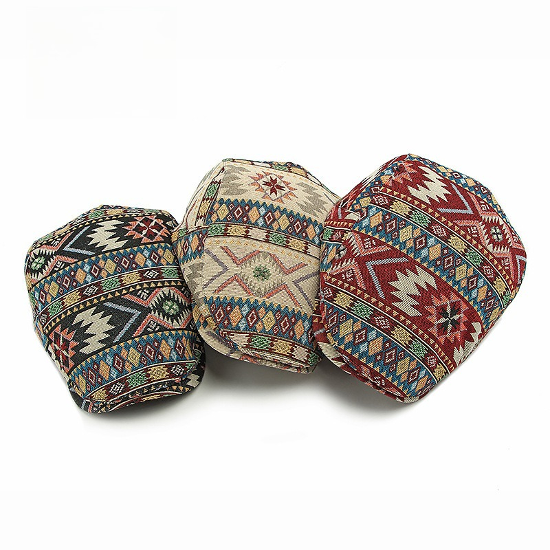 Ethnic Geometric Pattern Ivy F - Newsboy Cap Ivy 评论和价格