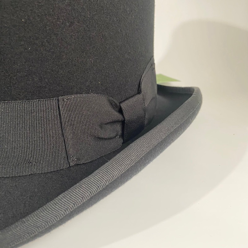Black Wool Felt Top Hat Men's  - Fedora Hat Wool 评论和价格
